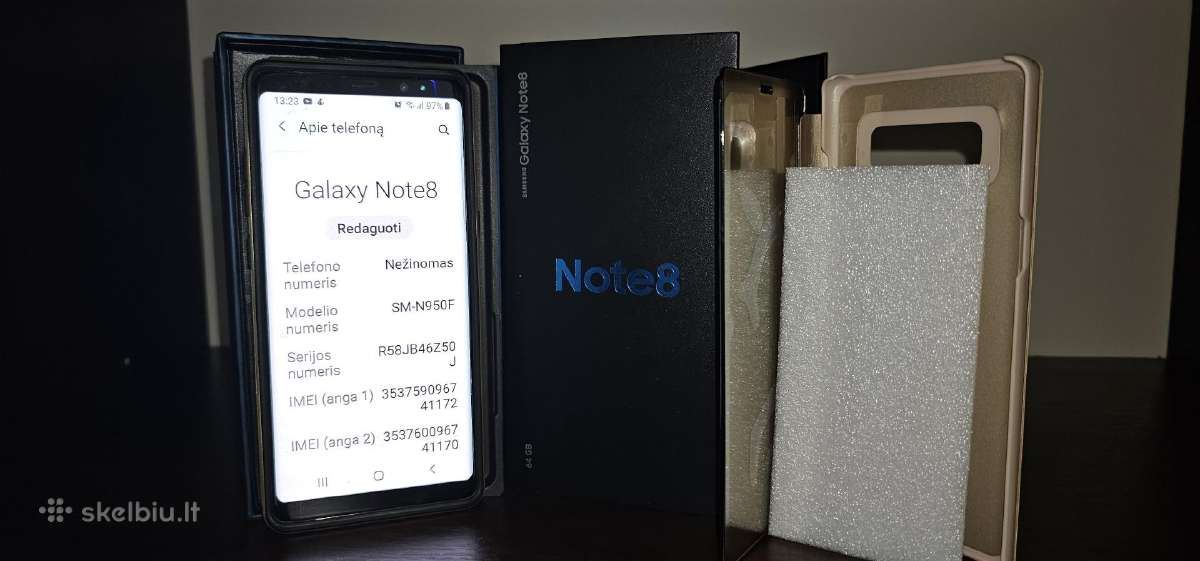 Idealaus stovio Samsung Galaxy Note8 - nuotraukos Nr. 6
