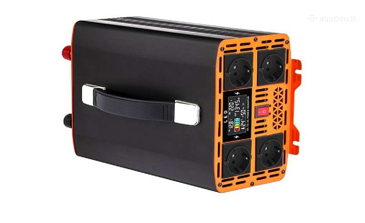 Įtampos keitiklis– inverteris 12v-220v 7000w 9000w - nuotraukos Nr. 4