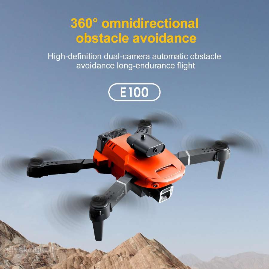 Nauji E100 dronai su vaizdo kamera - nuotraukos Nr. 14