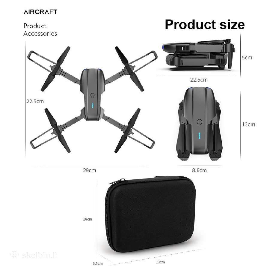 Nauji E99pro dronai su vaizdo kamera - nuotraukos Nr. 15
