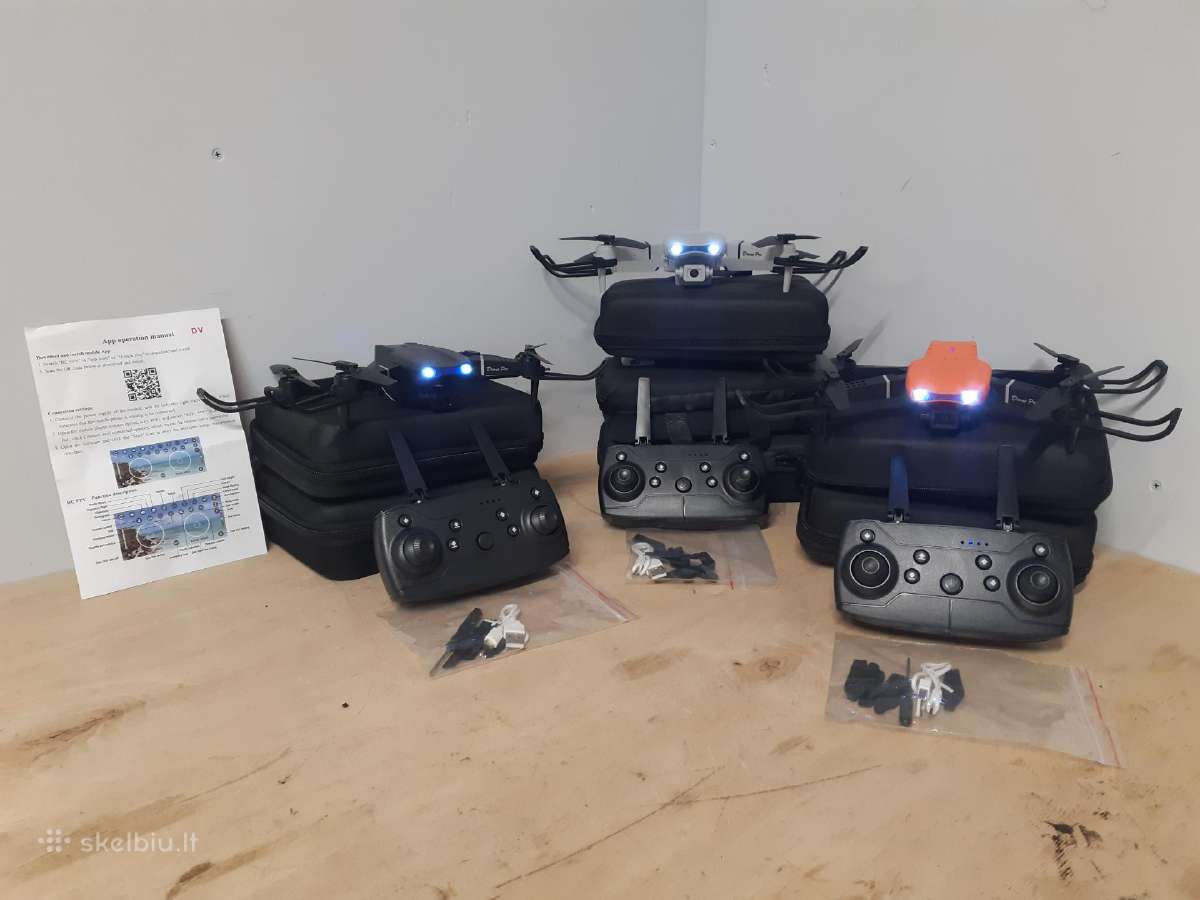 Nauji E99pro dronai su vaizdo kamera - nuotraukos Nr. 2