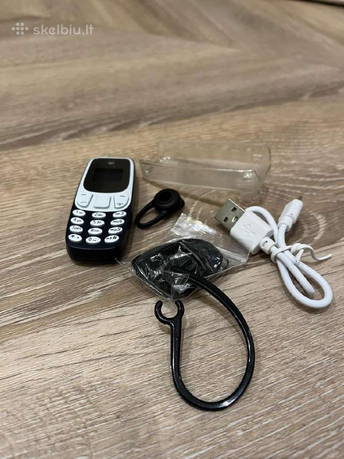 Mini Mobilusis Telefonas 2 Sim kortelės Bluetooth - nuotraukos Nr. 2