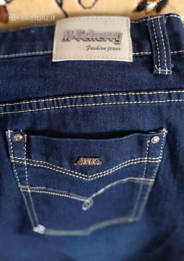 Mėlynas Xxxxl džinsinis sijonas - nuotraukos Nr. 3