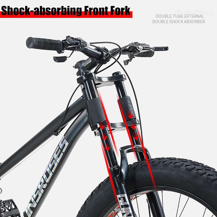 Fatbike dviratis fatbike kalnu dviraciai 26 ", 17" - nuotraukos Nr. 5