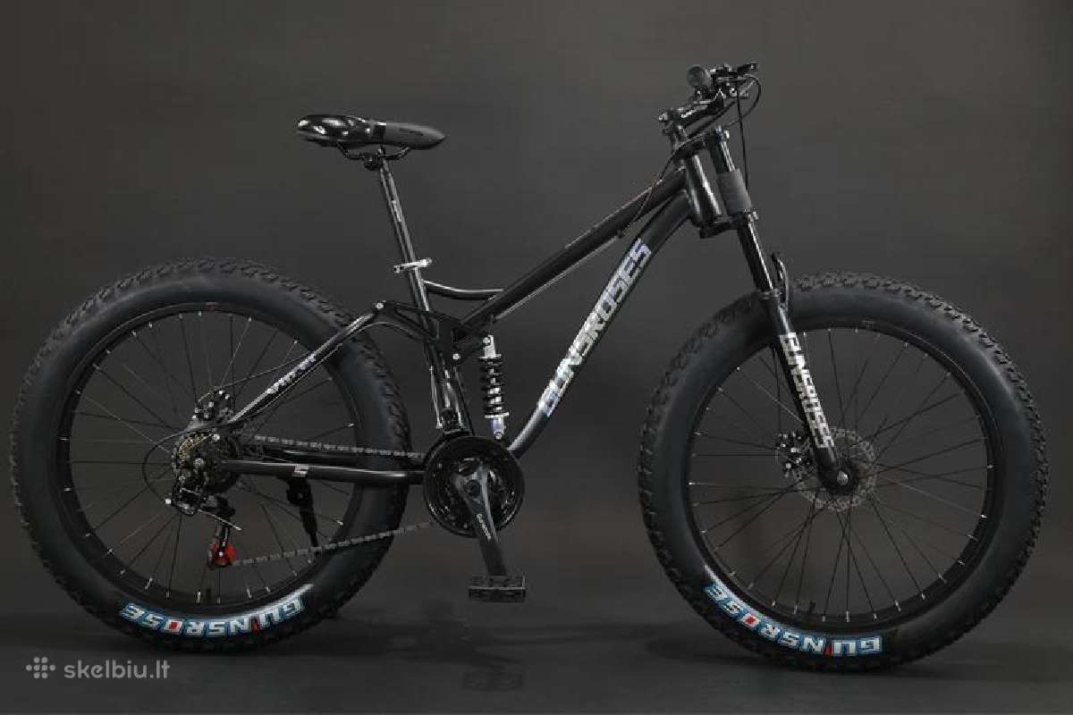 Fatbike dviratis fatbike kalnu dviraciai 26 ", 17" - nuotraukos Nr. 2