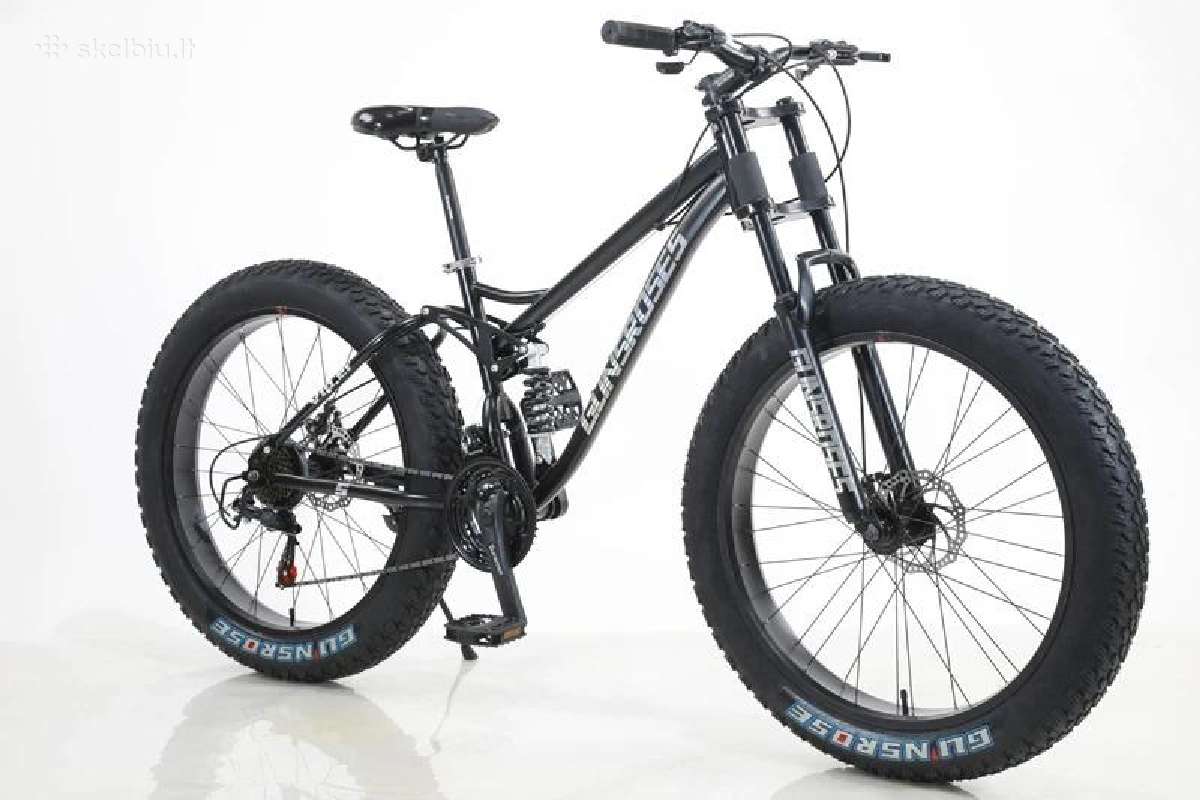 Fatbike dviratis fatbike kalnu dviraciai 26 ", 17" - nuotraukos Nr. 7