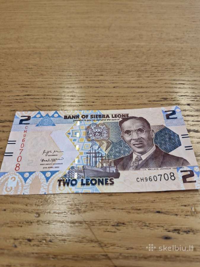 Siera Leonė 2 Leonių 2022m. Unc