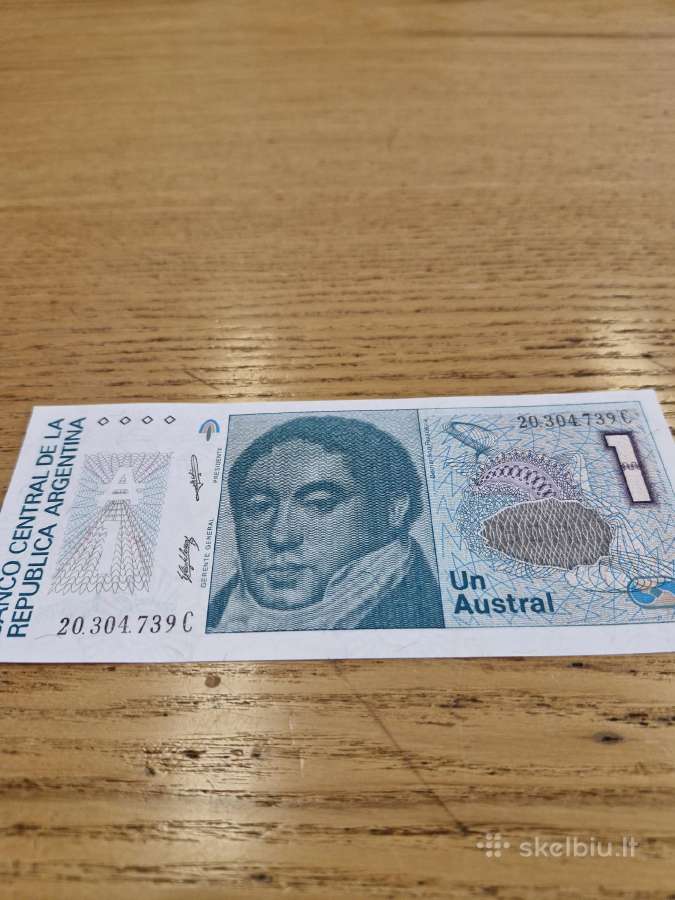 Argentina 1 Australis 1985-89m. Unc