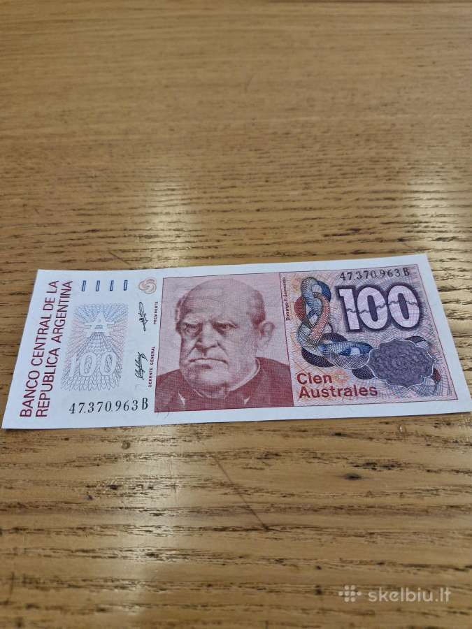 Argentina 100 Australių 1985-90m. Unc