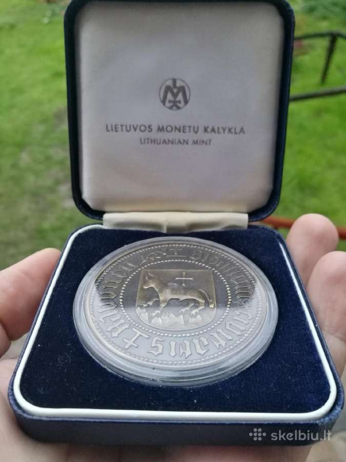 Medalis Kauno Miesto Savivaldai 600 metų su dėžute - nuotraukos Nr. 4