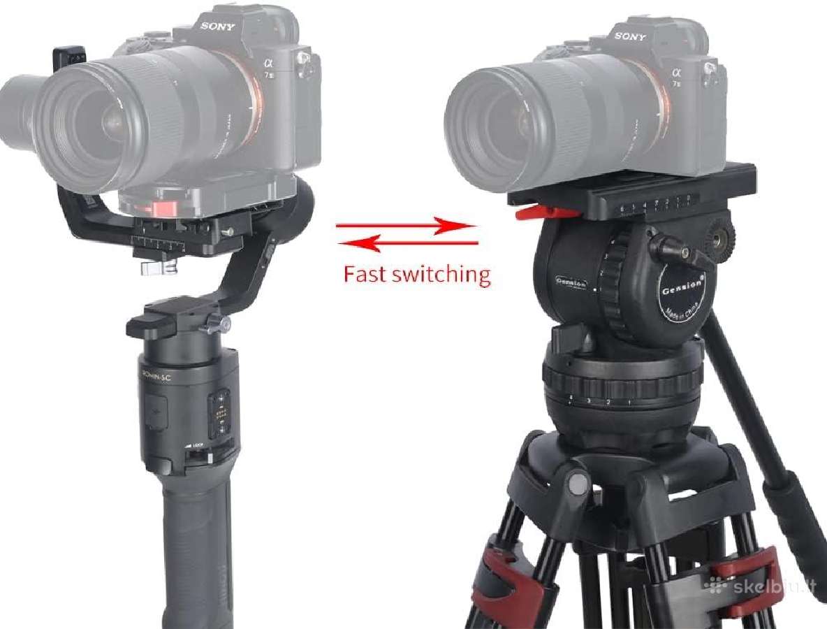 Niceyrig Quick Release Base Plate for Dji Ronin - nuotraukos Nr. 2