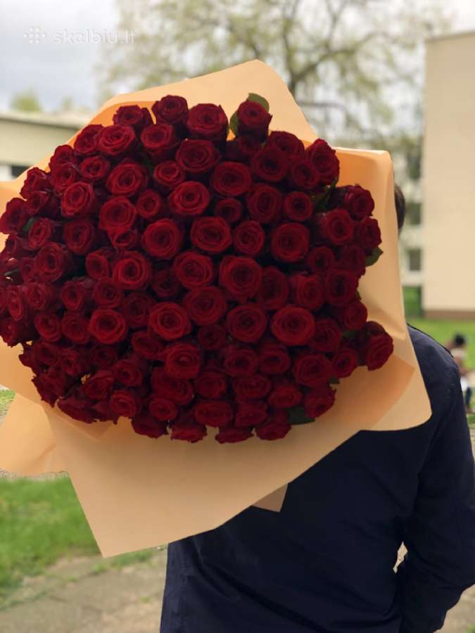 Rožių Puokštės Vilniuje Nuo 59 €–į namus - nuotraukos Nr. 6