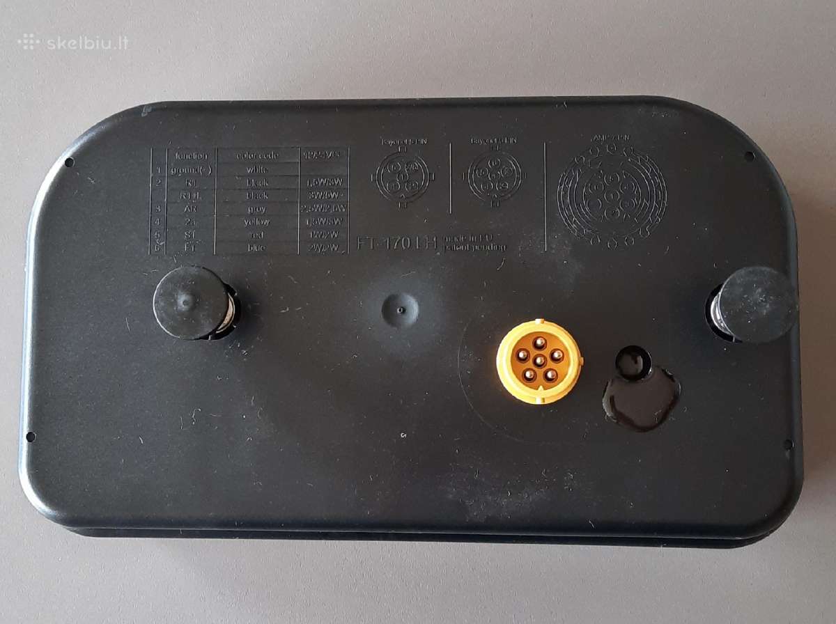 Priekabos žibintas Fristom Ft-LED 6p, jungties - nuotraukos Nr. 6