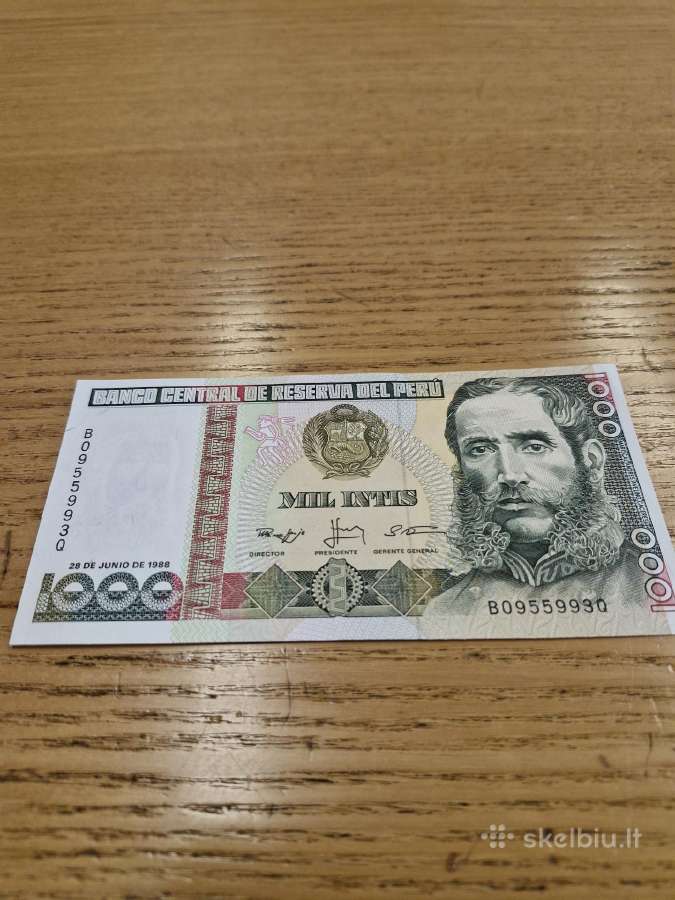 Peru 1000 Inčių 1988m. Unc