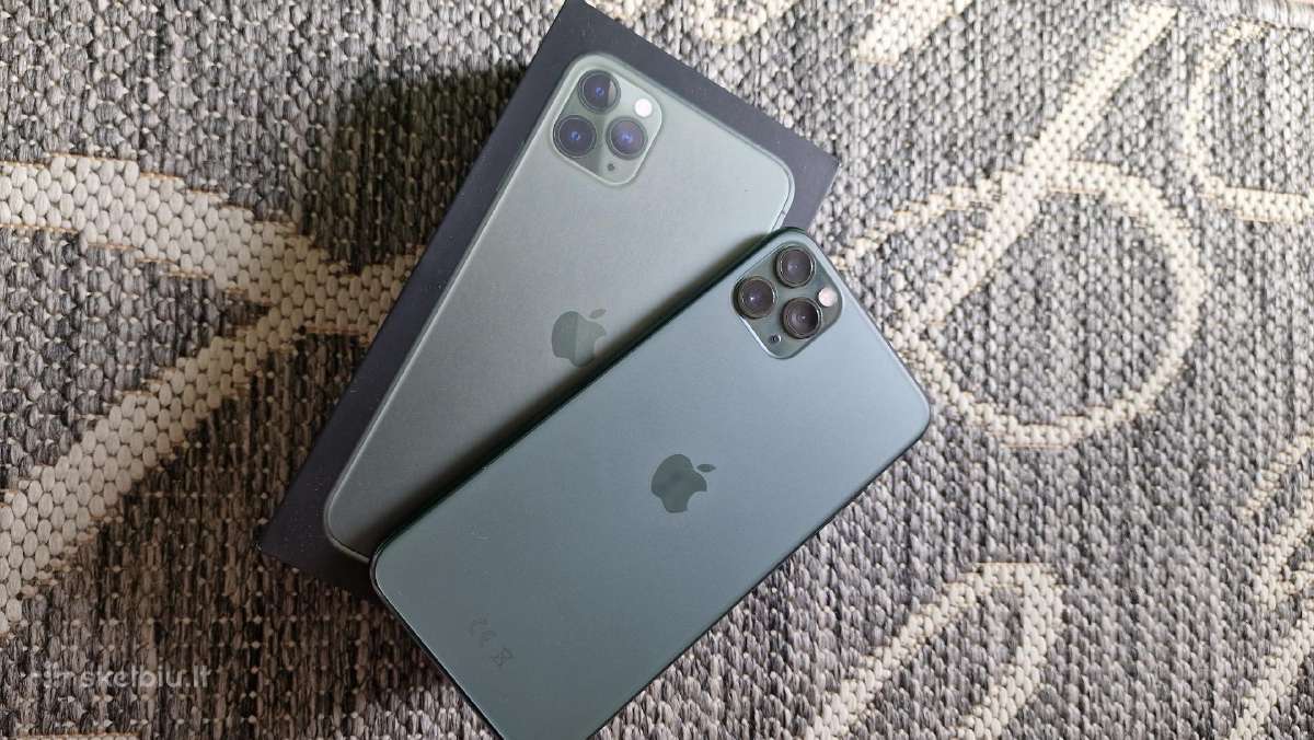 iPhone 11 pro max Midnight green - Skelbiu.lt