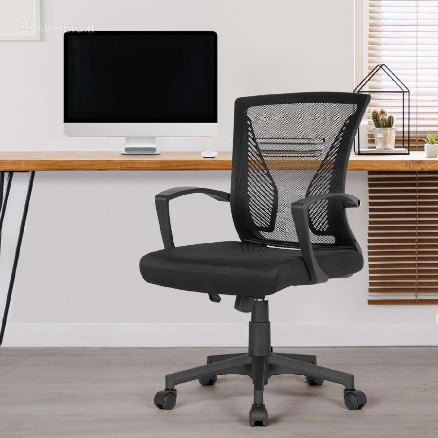 Nuolaidos% Ergonomiška biuro kėdė. Juodos spalvos. - nuotraukos Nr. 5