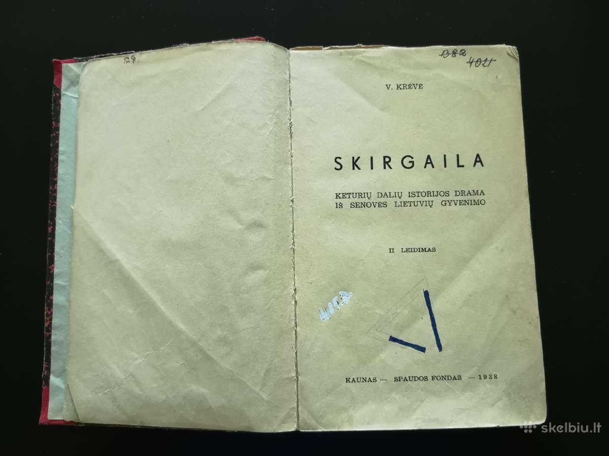 V. Kreve Skirgaila 1938m.