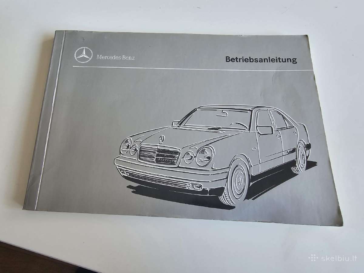 W210 Mercedes Benz knygutė