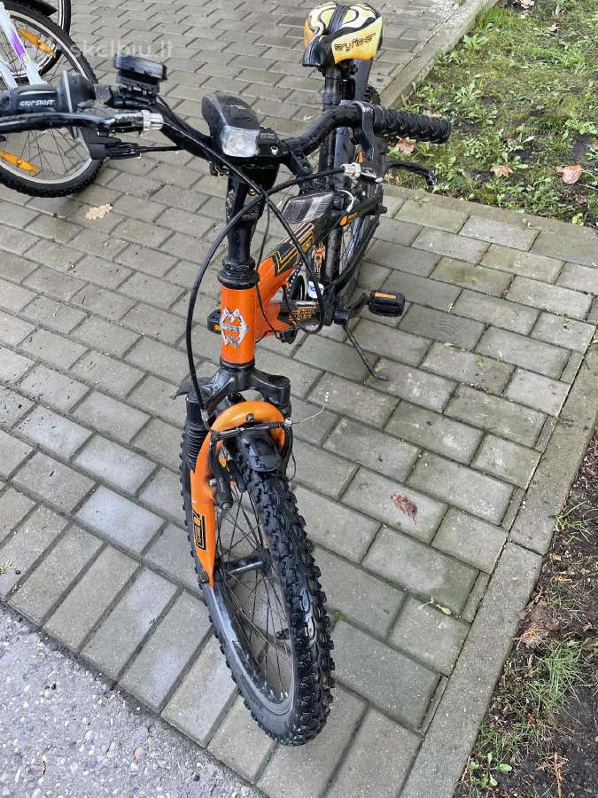 Vaikiškas puikios būklės lengvas dviratis 20 - nuotraukos Nr. 2
