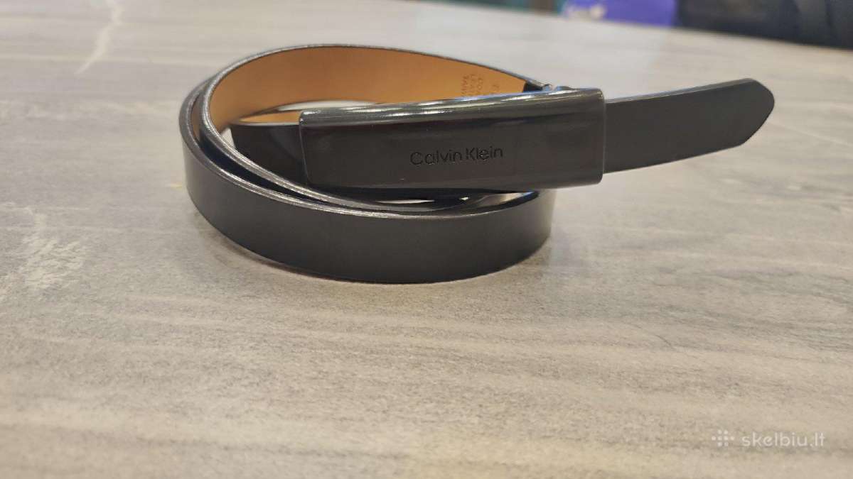 Calvin Klein plonas odinis moteriškas diržas - nuotraukos Nr. 7