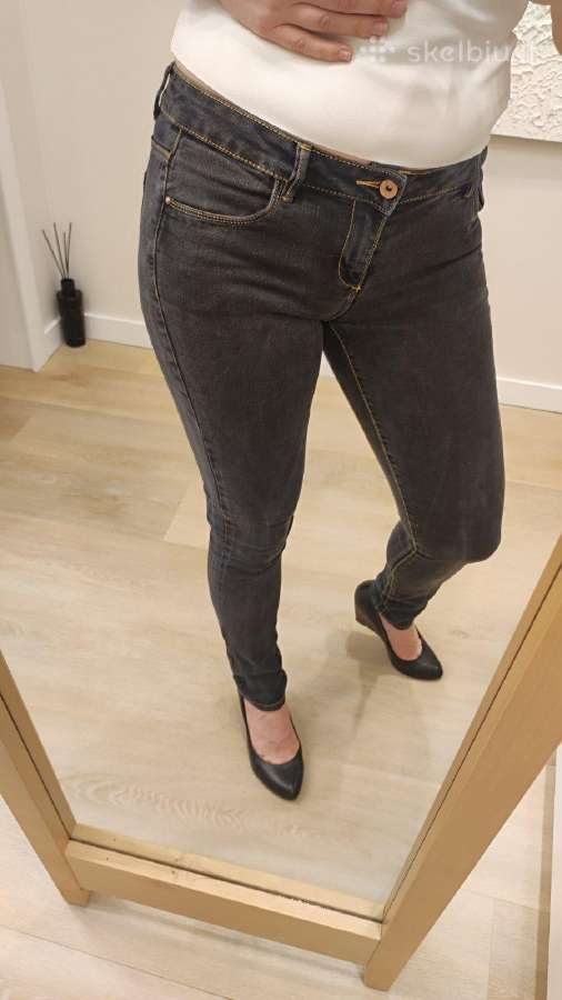 Juodi skinny Promod džinsai - nuotraukos Nr. 5