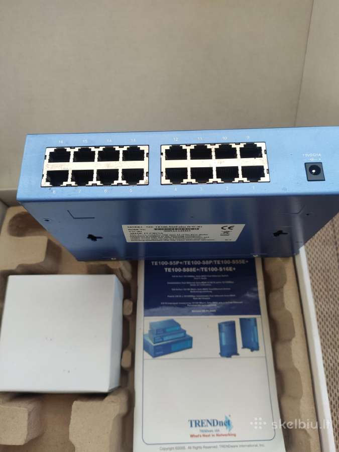 16 port switch Trendnet - Skelbiu.lt