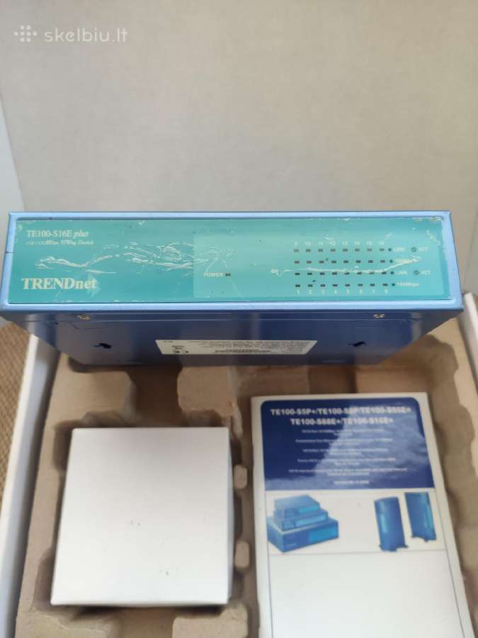 16 port switch Trendnet - nuotraukos Nr. 2