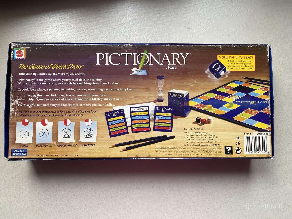 Smagus Pictionary žaidimas (1 versija) - nuotraukos Nr. 9