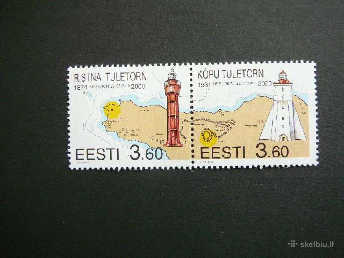 Svyturiai Estija 2000 Mnh es365s