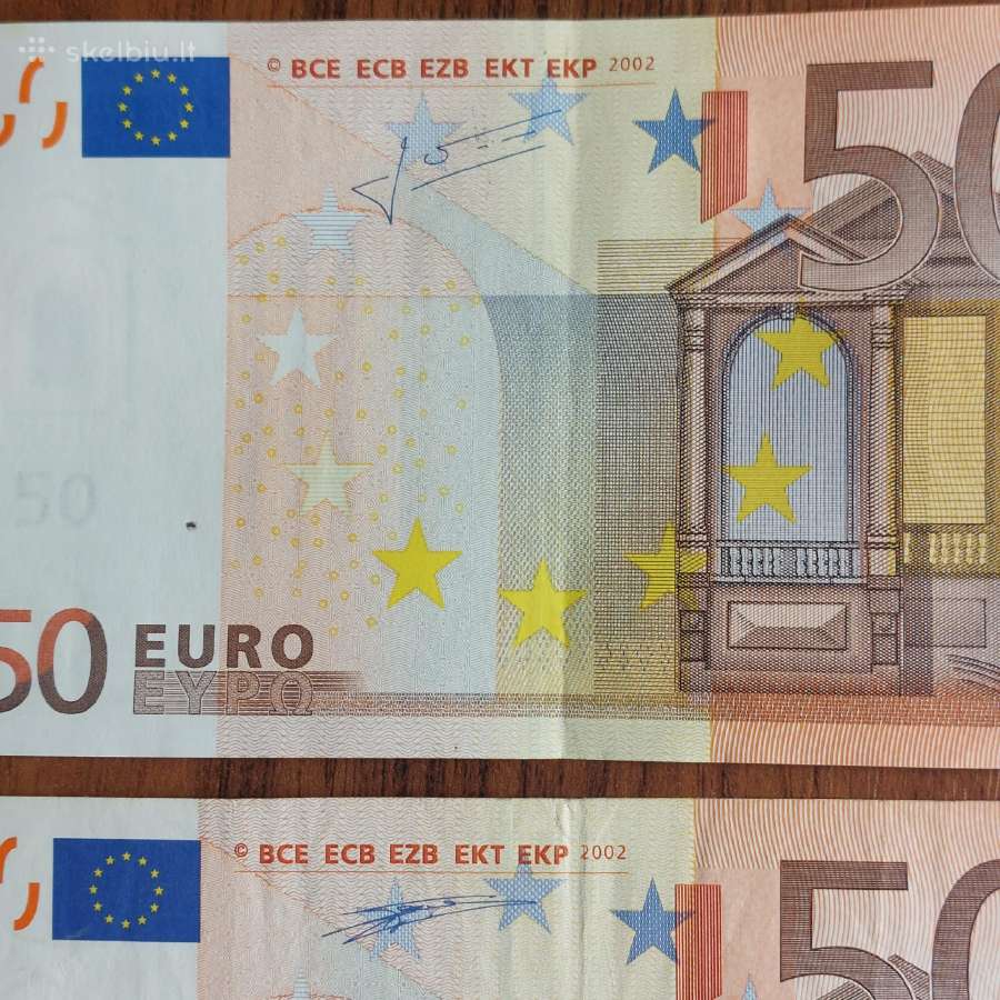 50 Euro 2002 m. ,serie X - Germany ,Vokietija - nuotraukos Nr. 4