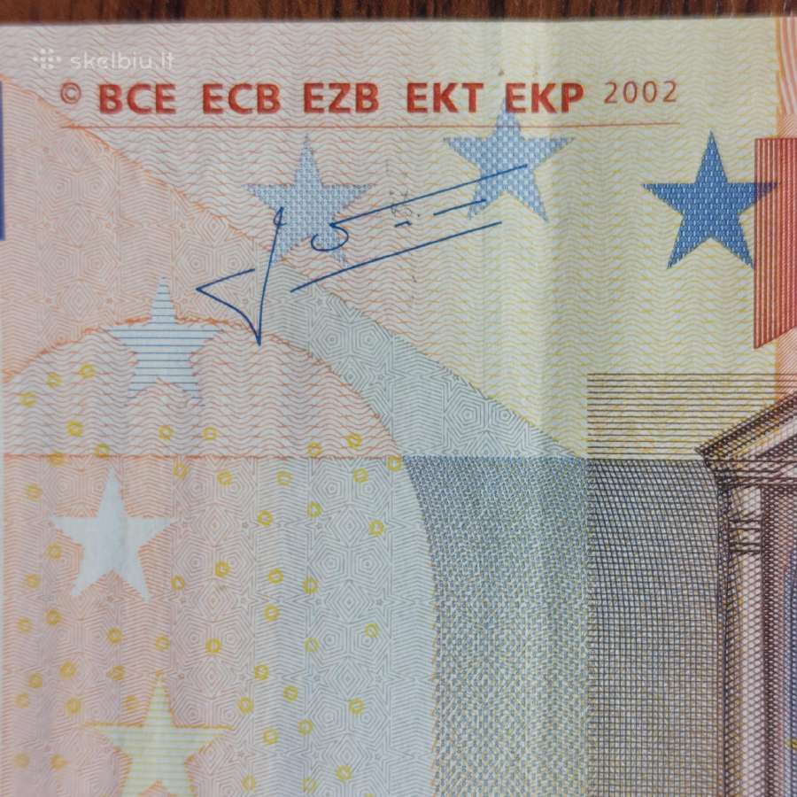 50 Euro 2002 m. ,serie X - Germany ,Vokietija - nuotraukos Nr. 5