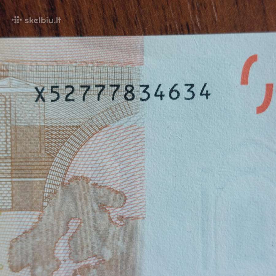 50 Euro 2002 m. ,serie X - Germany ,Vokietija - nuotraukos Nr. 6