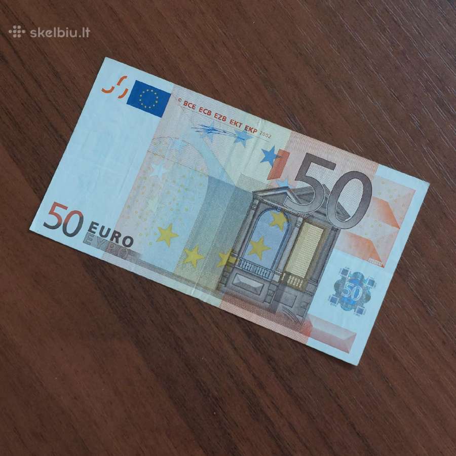 50 Euro 2002 m. ,serie X - Germany ,Vokietija - nuotraukos Nr. 8