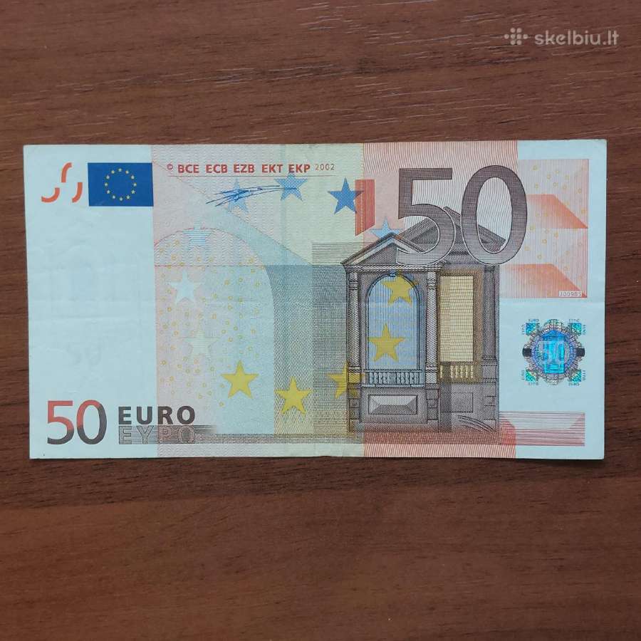 50 Euro 2002 m. ,serie X - Germany ,Vokietija - nuotraukos Nr. 9