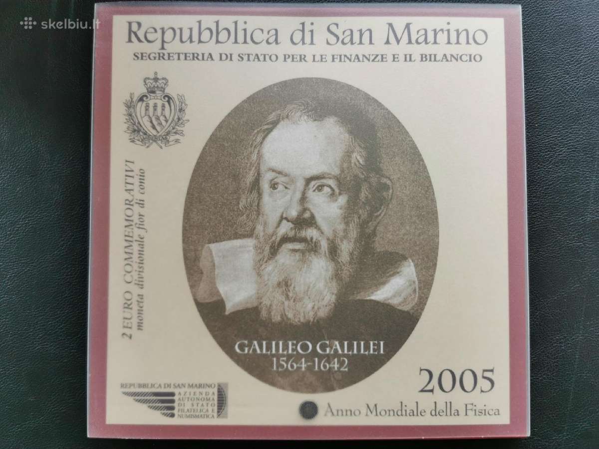 San Marino 2005m Fizikos metai (Galileo Galilėjus)