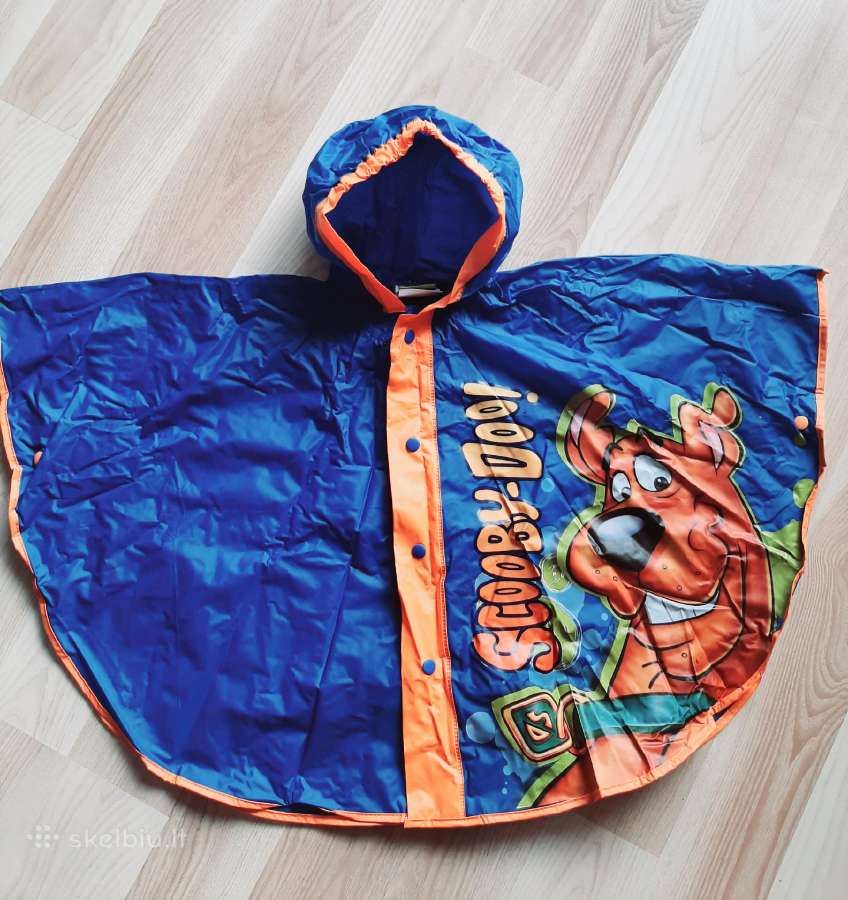 Vandeniui atsparus lietpaltis su gobtuvu Scooby-do