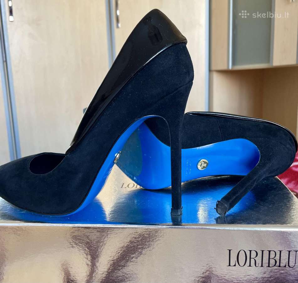 Loriblu zomšiniai aukštakulniai