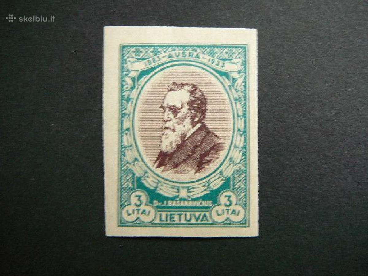 Lietuva 1933 J. Basanavicius svarus lit363sb