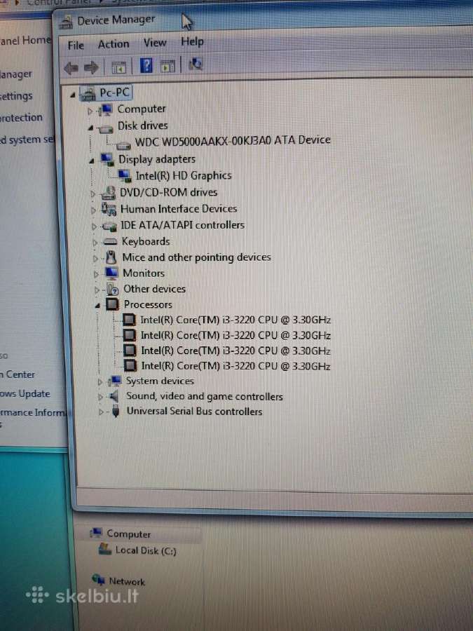 Stacionarus Pc i3 4gb 500gb HDD - nuotraukos Nr. 6