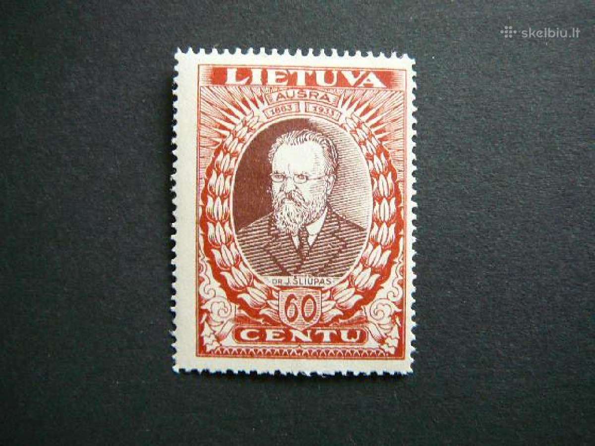 Lietuva 1933 J. Sliupas Mlh lit361as