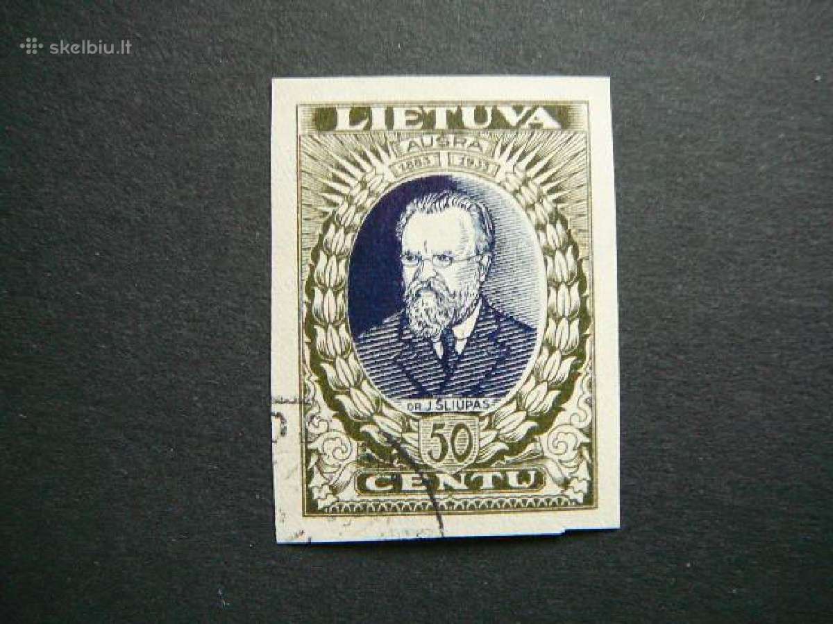 Lietuva 1933 J. Sliupas antsp. lit360ba
