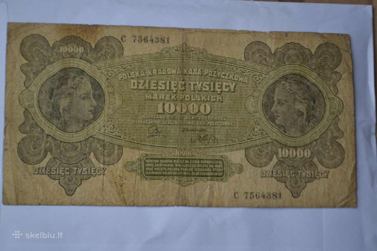 1922 m.10 000 Lekisku markiu