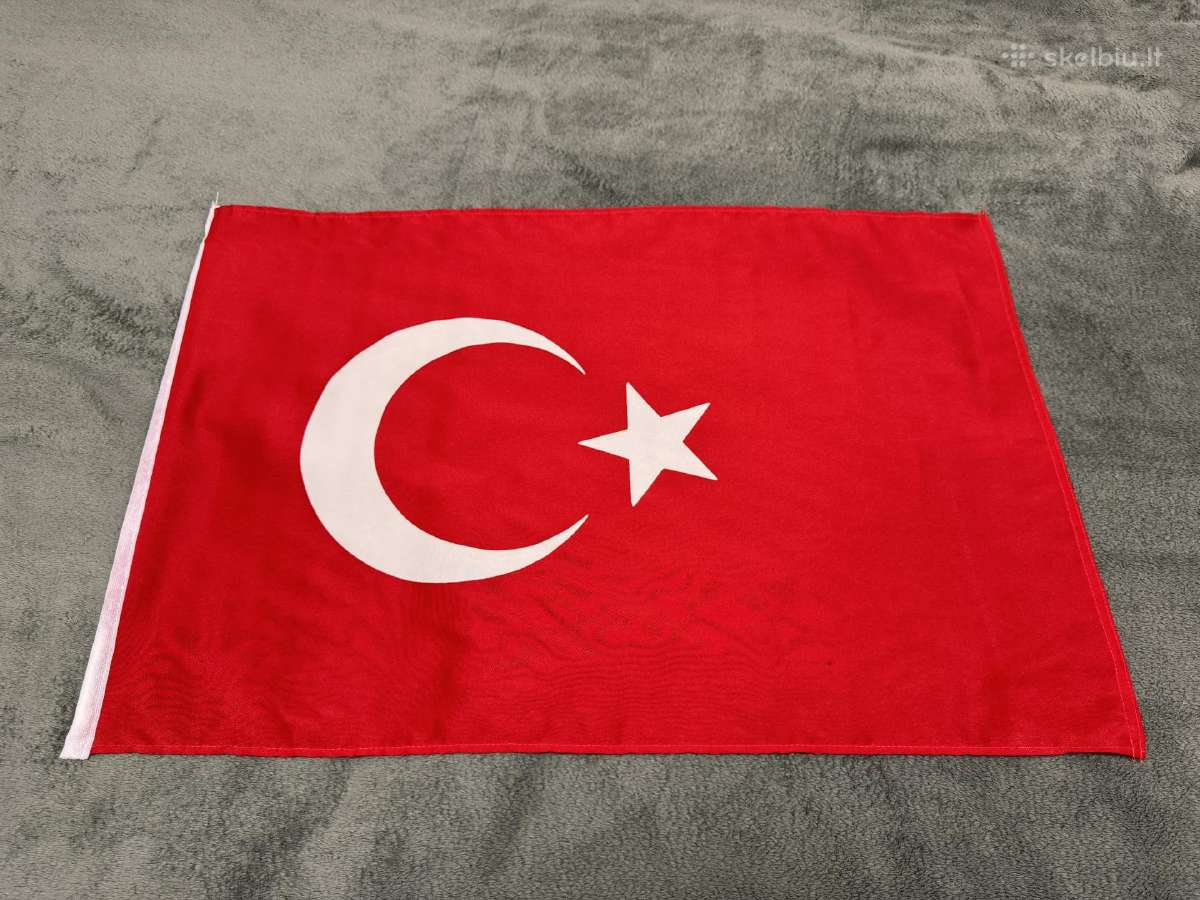Turkijos vėliava 70*50 cm (Turkish flag)