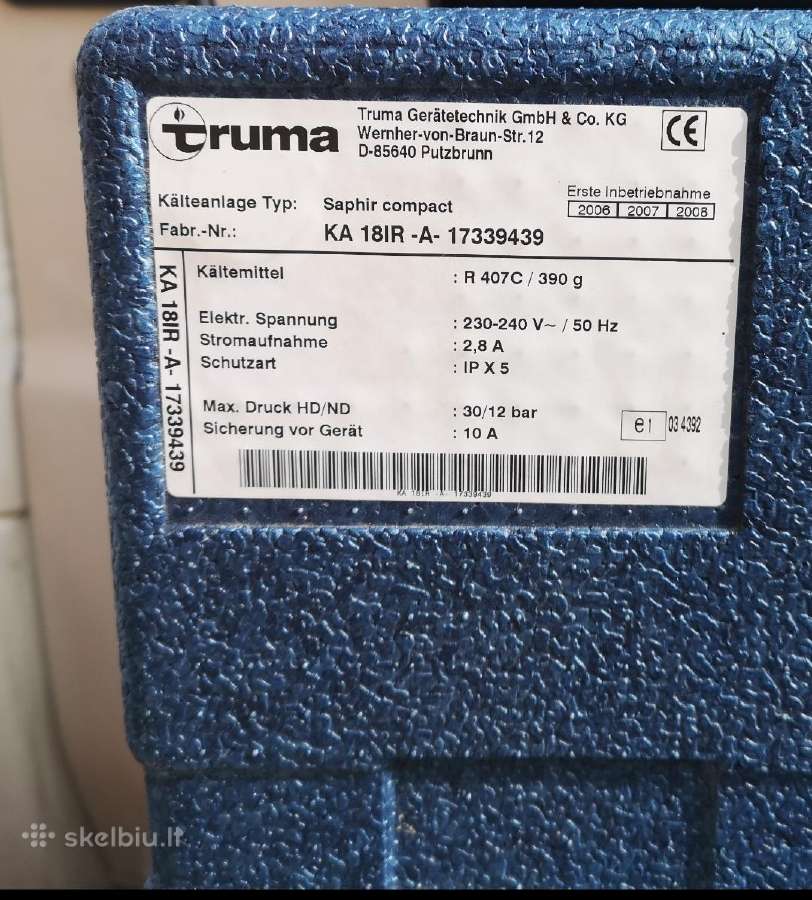 Kondicionierius kemperiui Truma, Dometic - nuotraukos Nr. 10