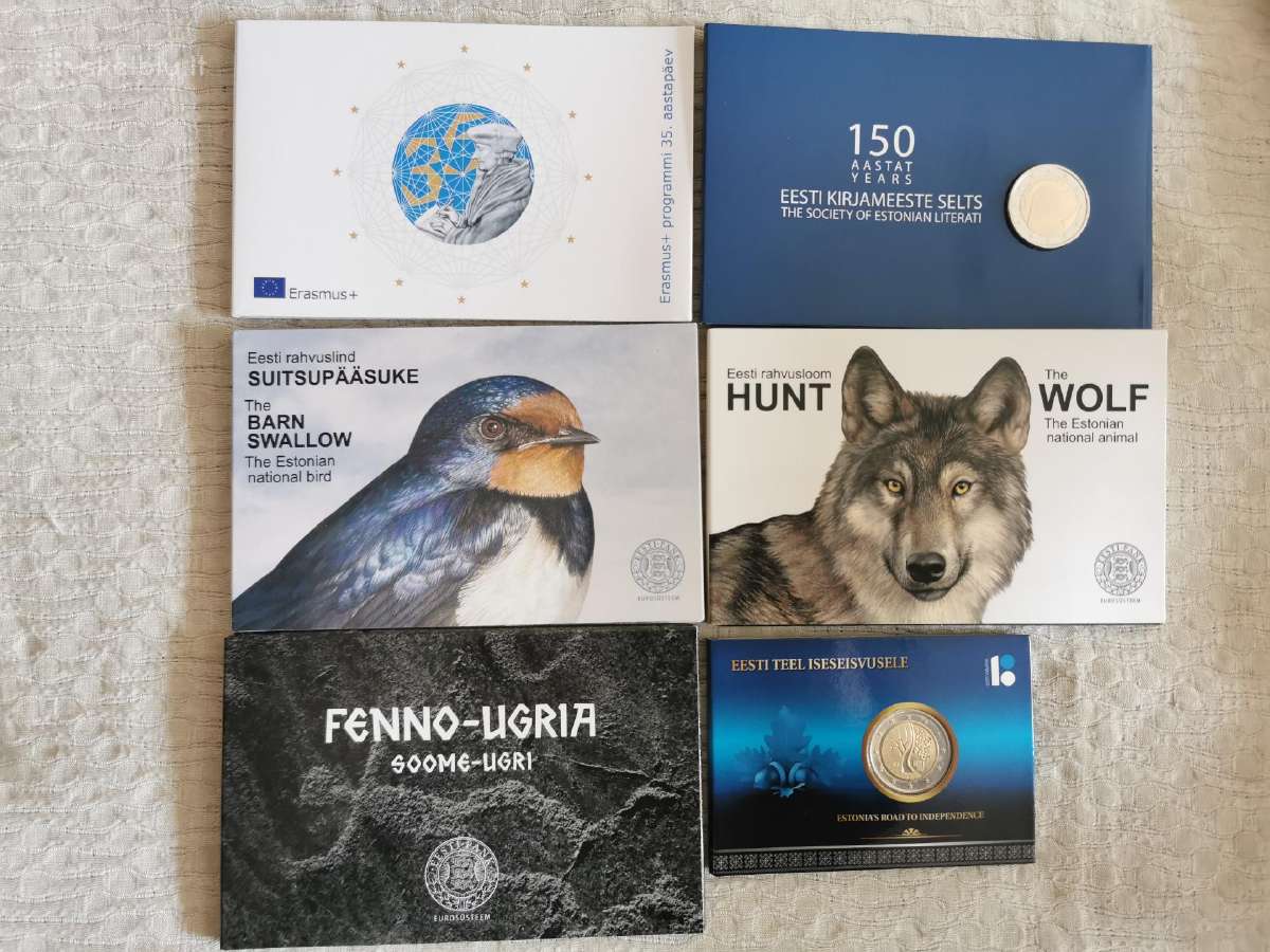 2 Euru progines monetos kortelese Bu - nuotraukos Nr. 11
