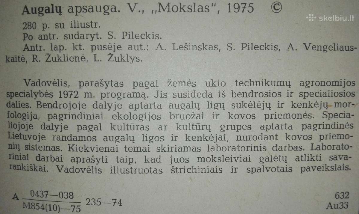 1361. Augalų Apsauga - nuotraukos Nr. 7