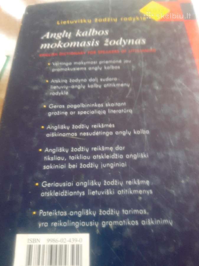 Mokomas Anglų kalbos žodynas - nuotraukos Nr. 3