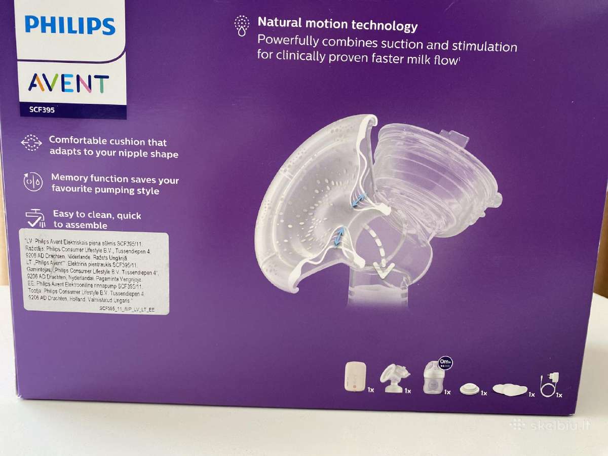 Elektrinis pientraukis Philips Avent Scf395 - nuotraukos Nr. 3