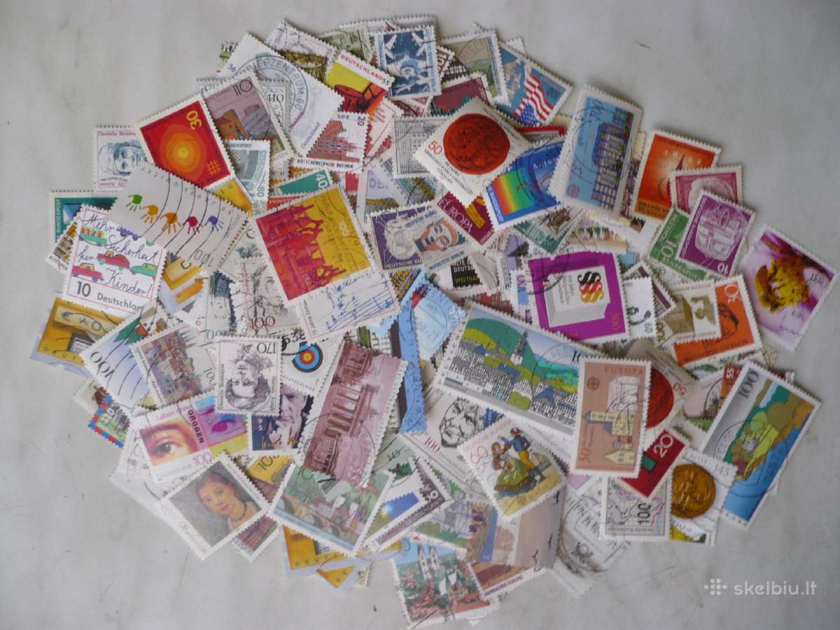 Skirtingu pašto ženklu rinkinys Nr37 , viso 500vnt