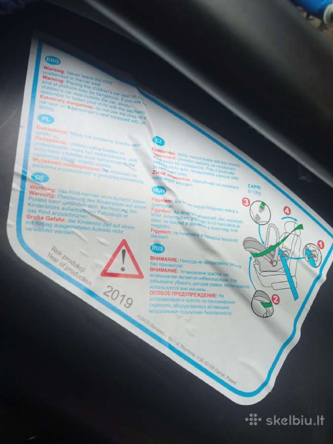 Automobilio kėdutė - nuotraukos Nr. 4